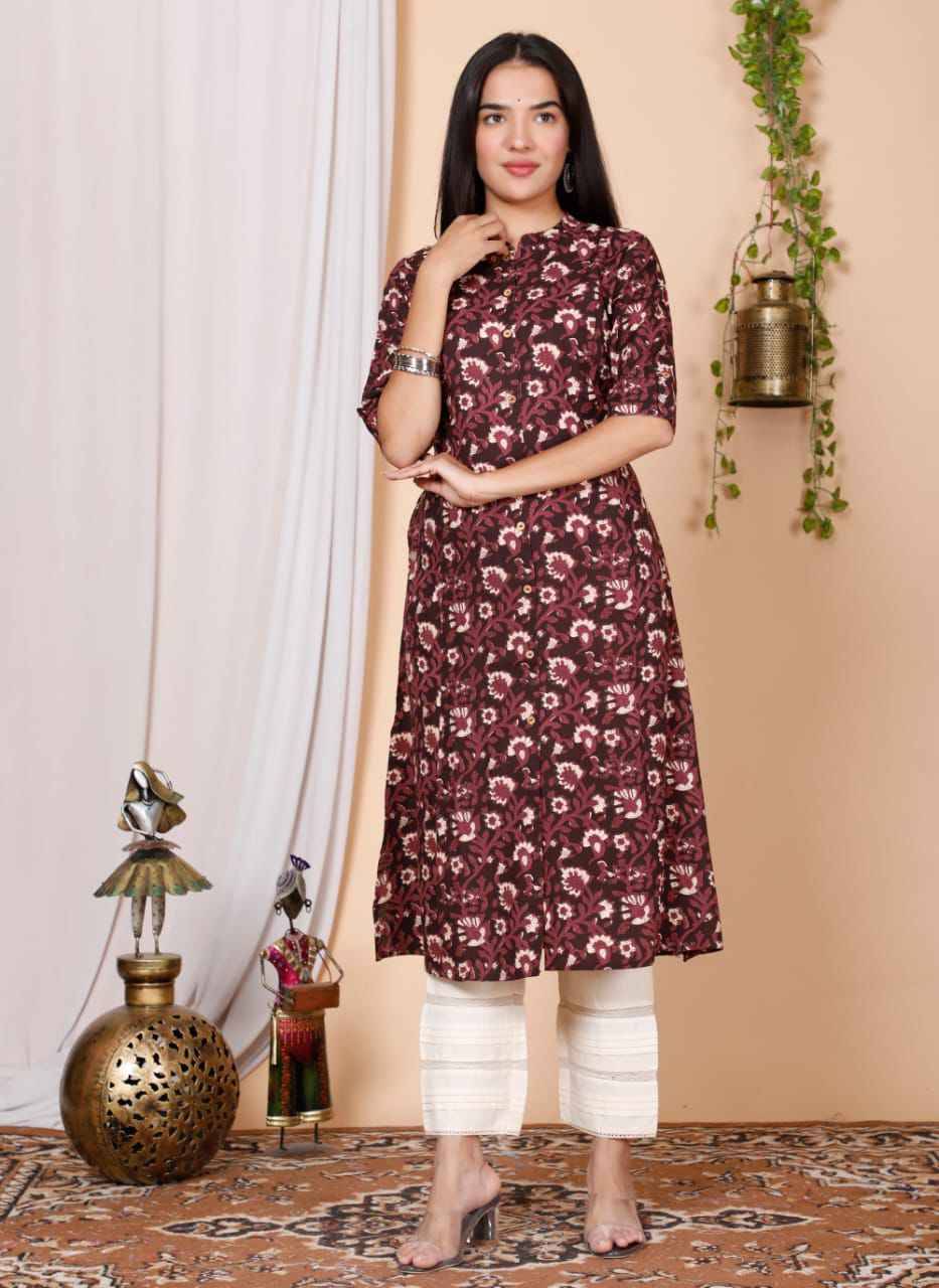 K 909 BY FASHID 01 to 31 Series Designer Collection Beautiful Stylish Fancy Colorful Party Wear & Occasional Wear Cambric Cotton Print Kurtis At Wholesale Price